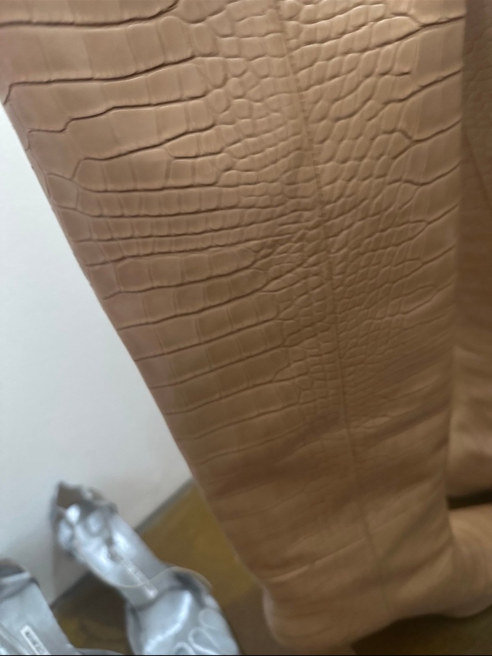 Paris Texas beige knee high boot - Picture 3 of 5